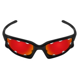 Mryok Replacement Lenses for Oakley Split Jacket Vented OO9099 - Options, Polarized - Fire Red, One Size