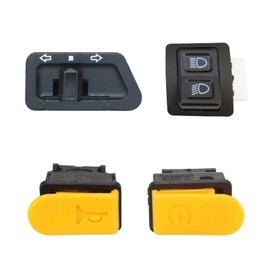 Krovat Steering Wheel Switch for Honda DIO DIO Replacement AF27 AF28 AF34 AF35 Compatible Cell Turn Signal Horn Light Set