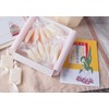 Red and White 12 Pieces of Ginger Sugar Set of