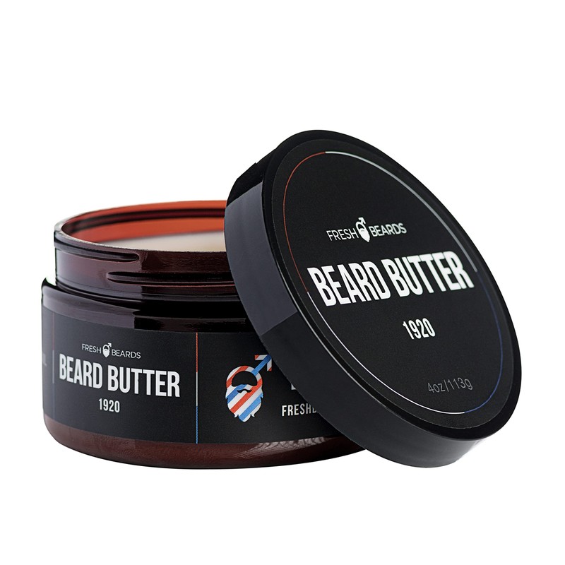 Fresh Beards Black Light Beard Butter - Spice, Wood, and