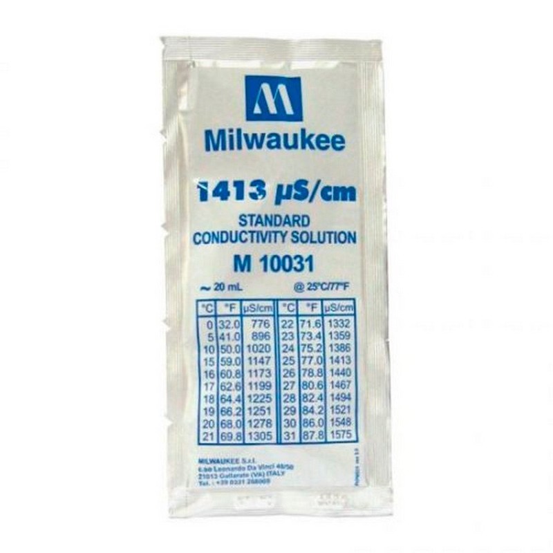 Buffer Solution/Bag Calibration Milwaukee EC 1413 µS/cm 20ml (MA10031)