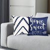 Decorative Throw Pillow Covers 18x18 Inch Blue Pillow Covers for