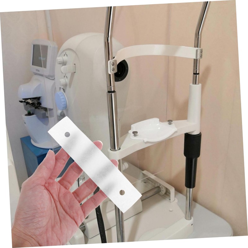 KOMBIUDA Disposable Chinrest Paper for Optometry Equipment Durable Smooth Edges