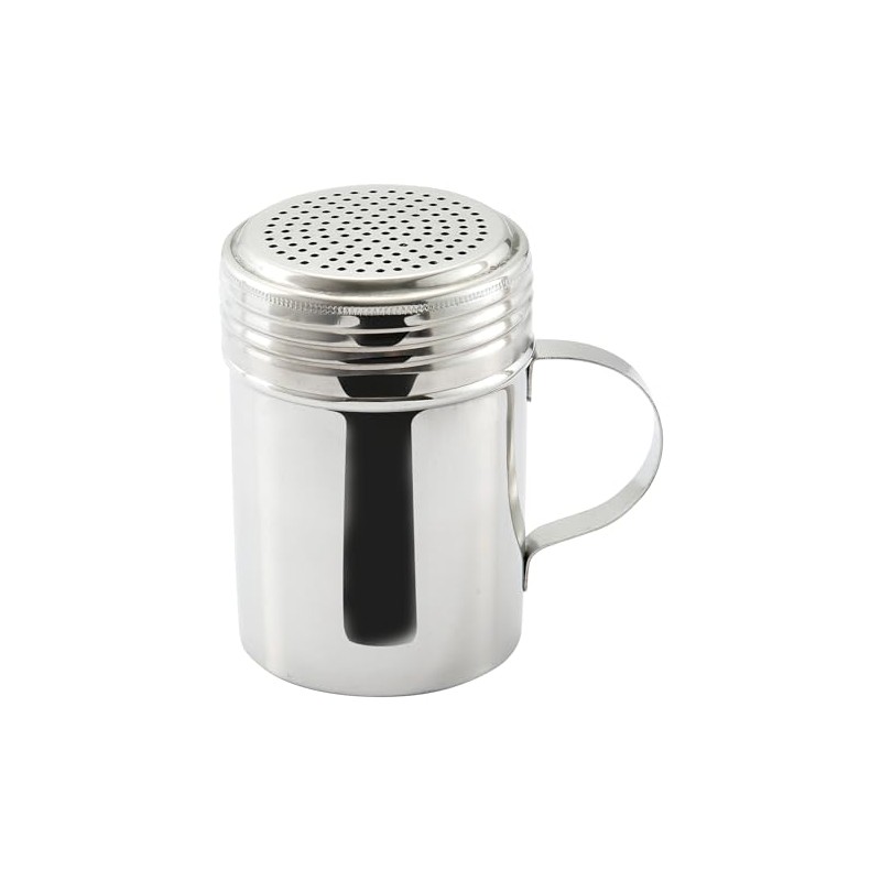 Winco 10 Oz. Stainless Steel Dredge (DRG-10), 5 inches X