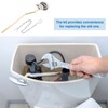 sourcing map 2Set Side Mount Universal Toilet Handle Replacement Kit