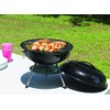 Texsport Barbecue Mini Portable Charcoal BBQ Grill, Black