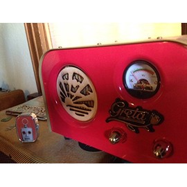 AmpFacade Art Deco Speaker wood guitar amplifier decorative grill cover for Fender Greta