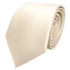 Slim TigerTie, Designer Satin Tie, Plain, in Various Colours. -