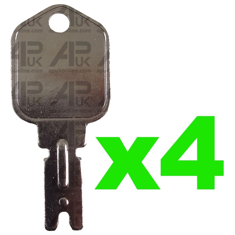 APUK 4x Key Replacement for Hyster Caterpillar Yale Clark Skytrak