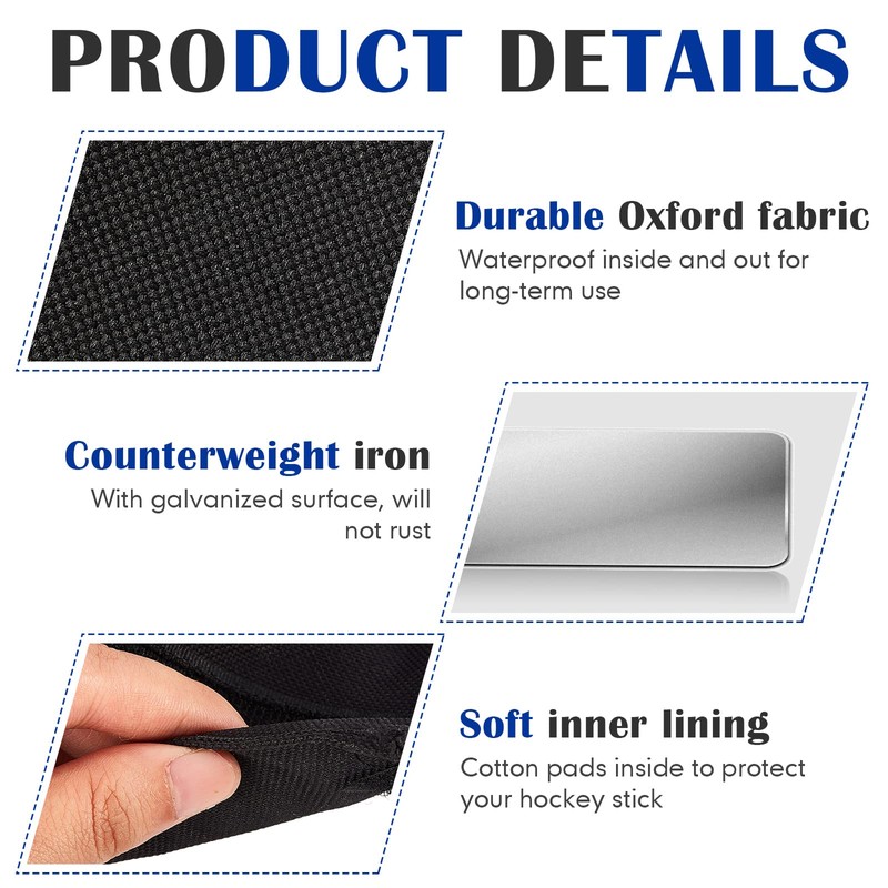 Hockey Stick Handling Weight with 4 Adjustable Weights Training Aid