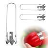 Waaqkid 3 PCS Red Bell Pepper Corer, Multifunctional Fruit and