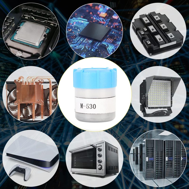 Tnfeeon Thermal Paste, Metal-Free, Versatile, 3.2 W/m.k. Thermal Computer Paste,