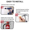 Huazu Fire Extinguisher Mount - 4 Pack Wall Hooks for