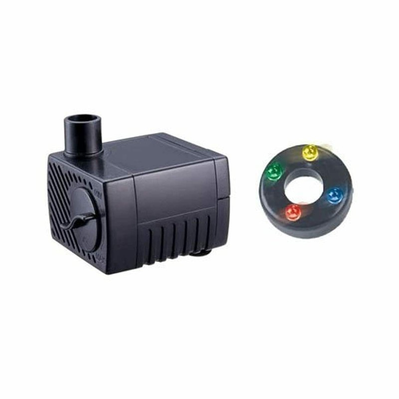 Jebao Fountain Pump PP-333LV LED with 4-color LED Ring, 66