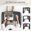 OPTIXCELL Lap Desk with Arm Rest, Ergonomic 17" Laptop Desk