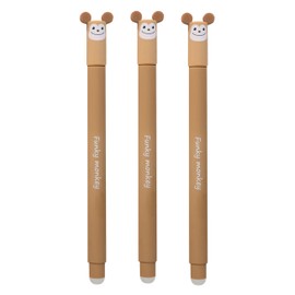 EBERHARD FABER 599035 Rollerball Pen Erasable Monkey 3 Animal Erase It Pens Gel Pen Blue 0.7 mm