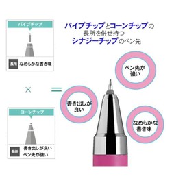 Pilot P-LFPK25S4-BB FriXion Point Knock 04 Ultra Fine 0.4mm Blue Black