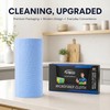 Microfiber Cleaning Cloth Roll 80 PCS, 12" x 12"