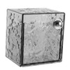 WOONEKY Stylish Wall Mounted Cotton Pad Container with Flip Lid