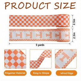Tennessee Vols Ribbon Football Ribbons for Crafts 2.5''