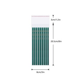 BornFeel Cellophane Bags 3 x 8 Crystal Sealed Clear Bags 100pcs Long Adhesive Cello Bags 1 Mil for Bakery Cookies Candies Jewelry Crafts Candles (8 Sizes to Choose from)