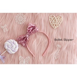 Summer Crystal Sequins Bow Headbands For Girls - Stylish Hair Accessories for Everyday, Birthday and Parties (2Pcs BM, Medium)