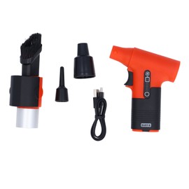 Jet Dry Mini Blower 120000RPM Wind Speed USB Charging Portable Handheld Cooling Turbo Jet Blower for Camping Car Red