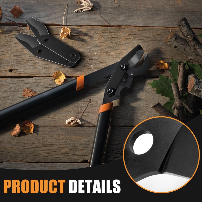 2 PC Steel Lopper Blades Replacement for Fiskars PowerGear 25"/31"