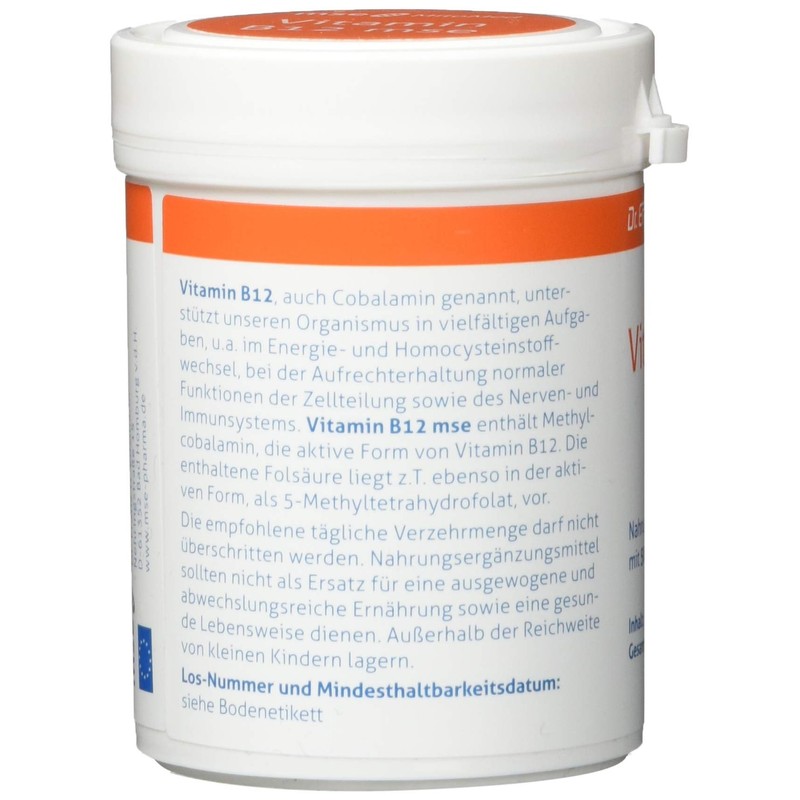 Vitamin B12 MSE Capsules Pack of 120