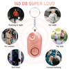 Personal Alarm, Qoosea Safesound Personal Security Alarm 140dB with LED
