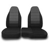 ESMING 2Pcs 60/40 Cloth High Back Bench Seat Cover for