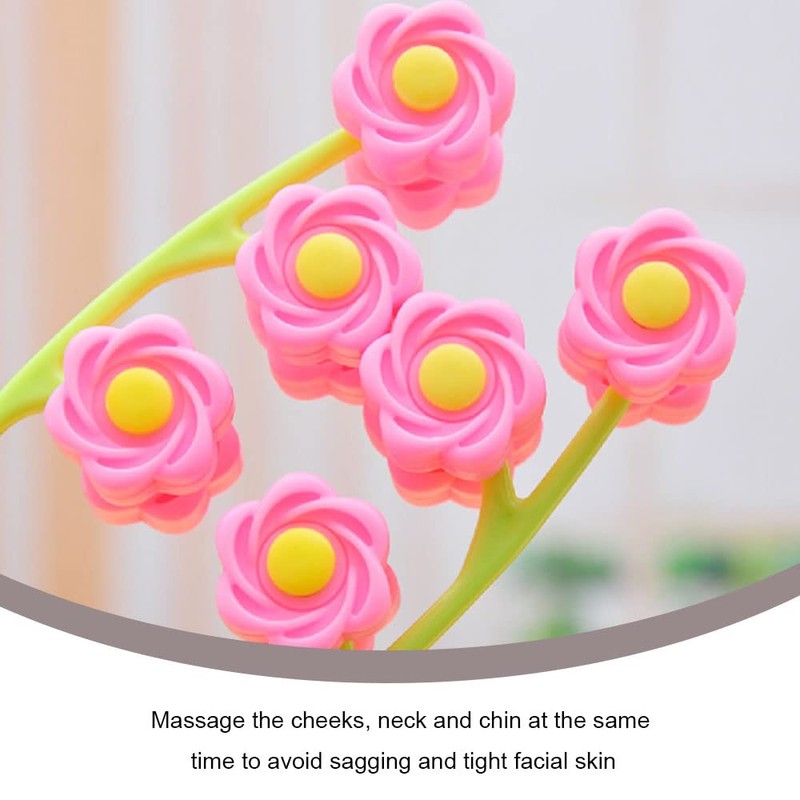 HSBMAIAOSI Face Roller V Shaped Face Massager Double Clips Massager