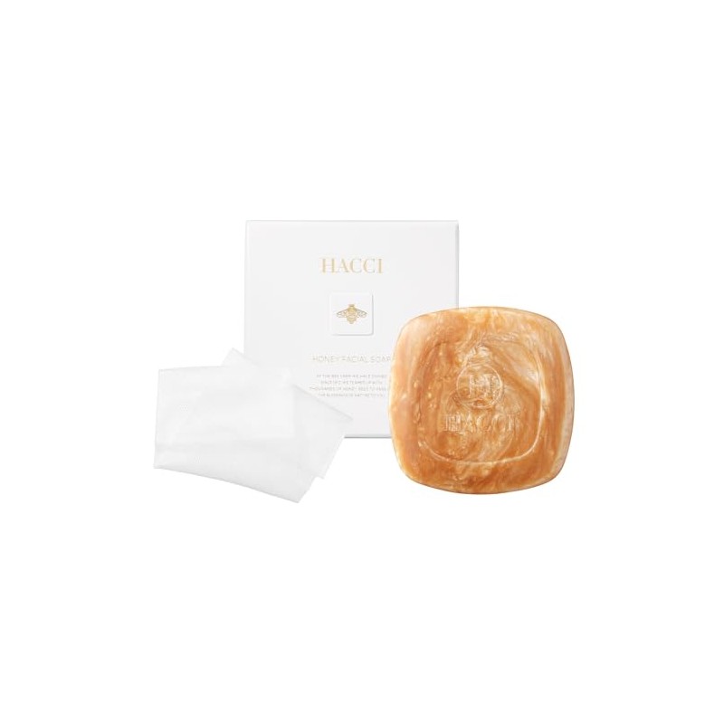 HACCI Honey Facial Washing Soap, 2.8 oz (80 g) (Simple