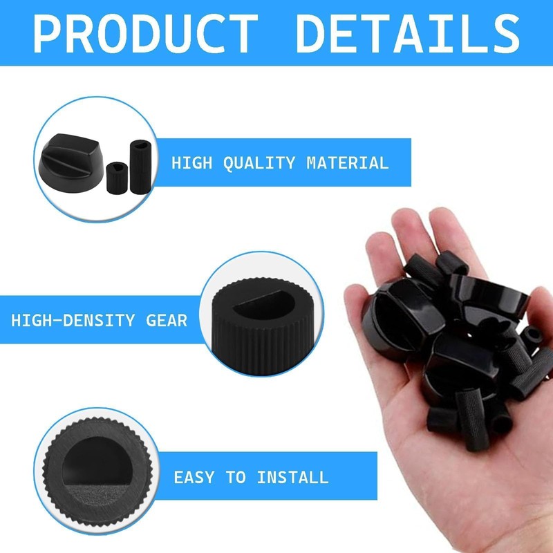 YREYBN 4 Pcs Cooker Knobs Replacement Oven Knobs, Universal Control