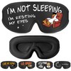 Aganmi Funny 3D Zero Pressure Sleep Eye Mask for Men