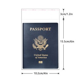 VaccinX Self Sealing Cookie Cello Bags 4x6 300pcs Clear Adhesive Cello Bags Resealable OPP Poly Bags 2 Mil for Cards Photos Jewelry Necklace Gifts