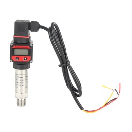 Pressure Sensor Aluminum Alloy Air Water Sender Digital Display LCD Transmitter 0‑10V DC24V0-800Kpa