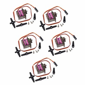 5PCS MG-90S mg90s 9g Servo Motor Micro Metal Gear for Robot