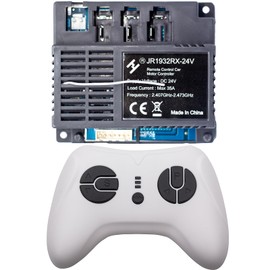 JR1932RX-24V Circuit Board and Remote Control Ride on Toys for Kids Transmitter and Controller Control Box Accessories Kids Powered Wheels 24 Volt Children Ride On Car Replacement Parts