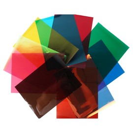 10Colors Bundle Pack Colorful Transparent Window Film Self Adhesive Glass Film Glass Decoration Tint for DIY Christmas Party Home Decoration A4 Sample 21cmx29.7cm