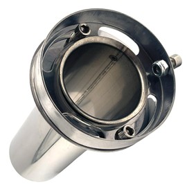 shymie Inner Silencer, Variable Baffle, Car, Old Car, Muffler, General Purpose, Noise Reducing, Flange, Volume Adjustment, Slip-on, Stainless Steel, Outer Diameter 3.8 inches (97 mm)