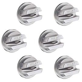 Pack of 6 - TeeJet SS Off-Center Flat Fan Spray Tip Rated 0.60 GPM @ 40 PSI Farmer Bob's Parts OC-SS06
