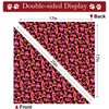 Valentines Dog Bandana Reversible Triangle Bibs Scarf Mother's Day Bandanas
