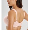 Lemorosy Full Coverage Non Padded Wireless Minimizer Bra Women's Plus