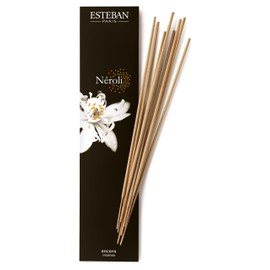 Esteban - Indische Neroli Räucherstäbchen x20 - Handgefertigt mit natürlichen Inhaltsstoffen - Neroli-Duft - Innendekoration