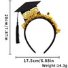 Losuya 4pcs Graduation Party Costume Headbands Headbands Accessories Random Color