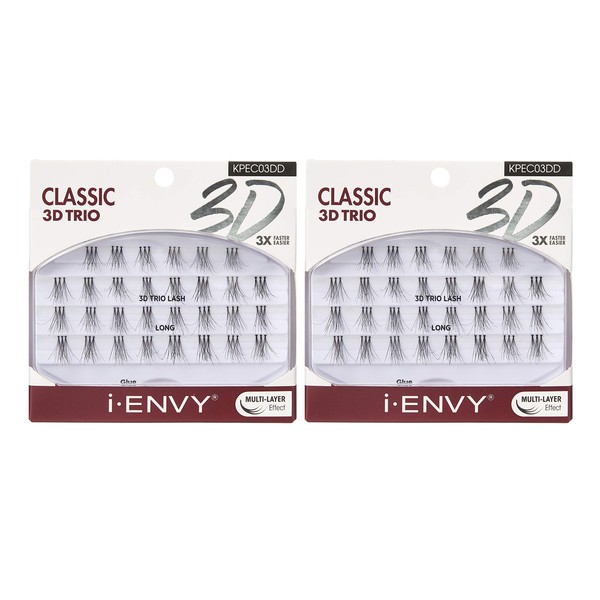 i-ENVY 3D Trio Classic Long Lashes (2 PACK)