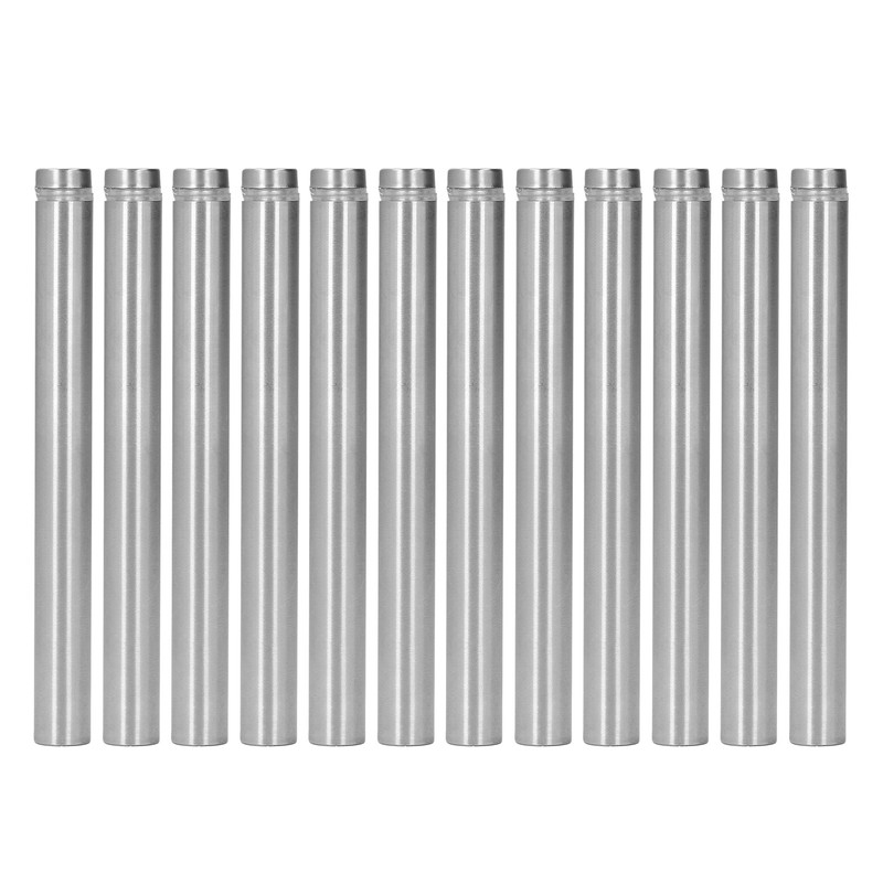 12PCS Standoff Screws Advertising Nails Stainless Steel Sign Holder Screw