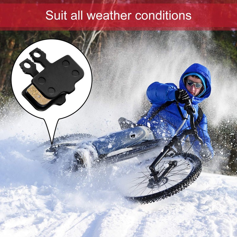 4 Pairs Bicycle Disc Brake Pads Compatible with Avid Elixir