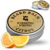 Striking Viking Beard Balm for Men – Light Hold, Citrus,